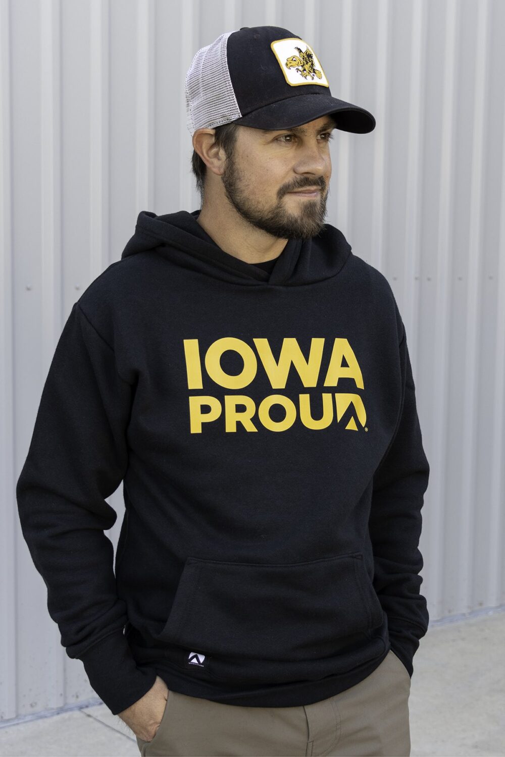 9oz Iowa Proud Hooded Pullover